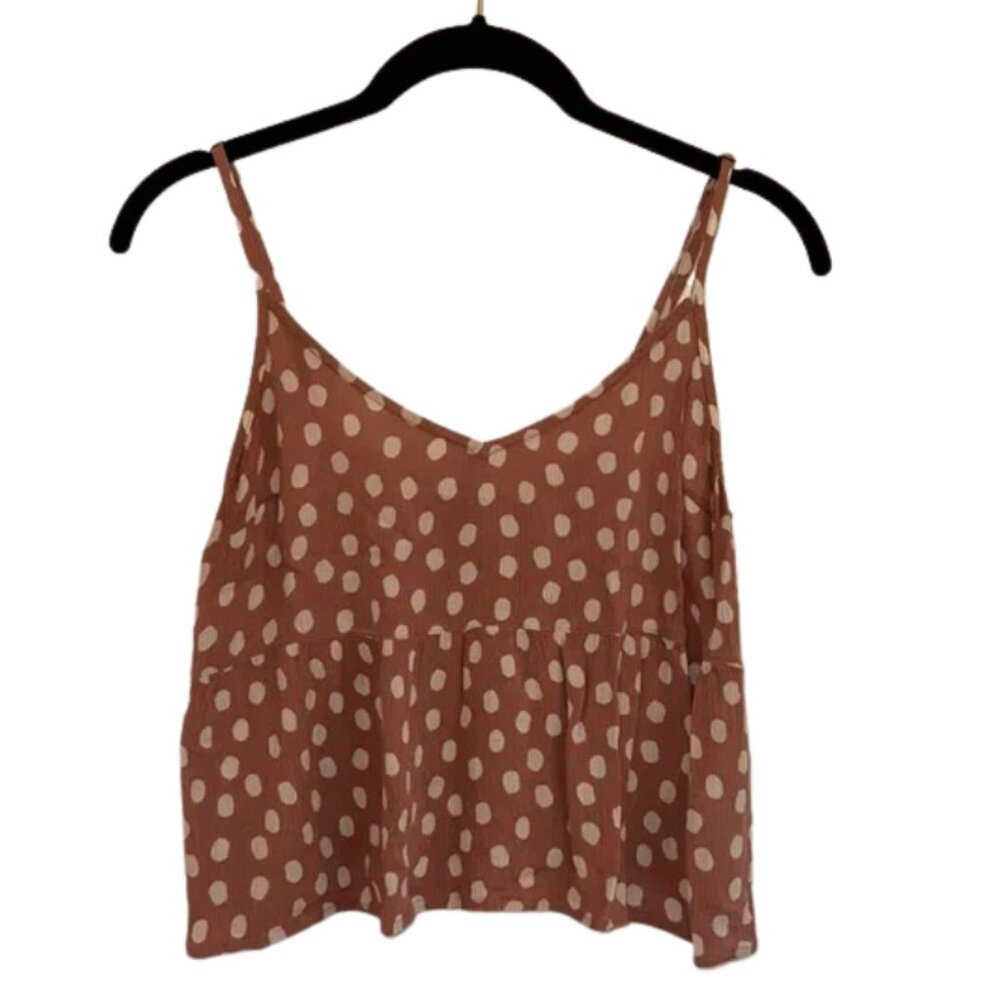 Abercrombie & Fitch Cropped Babydoll Tank Top